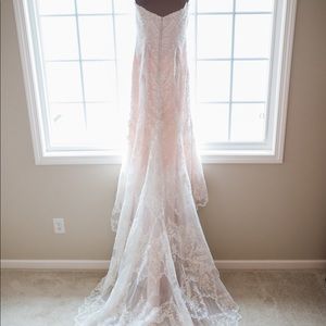 Antique Blush Maggie Sattaro Wedding Gown